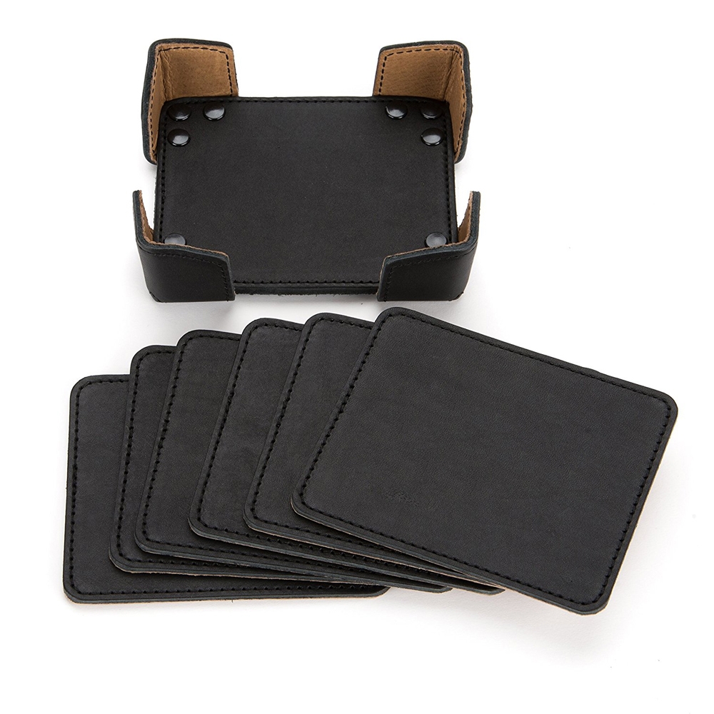 LEATHER COASTERS