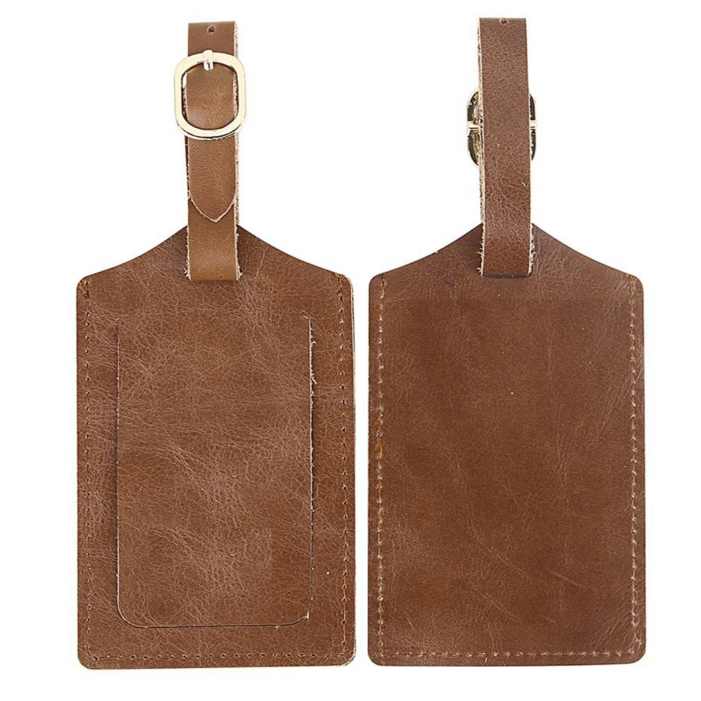 LEATHER LUGGAGE TAG