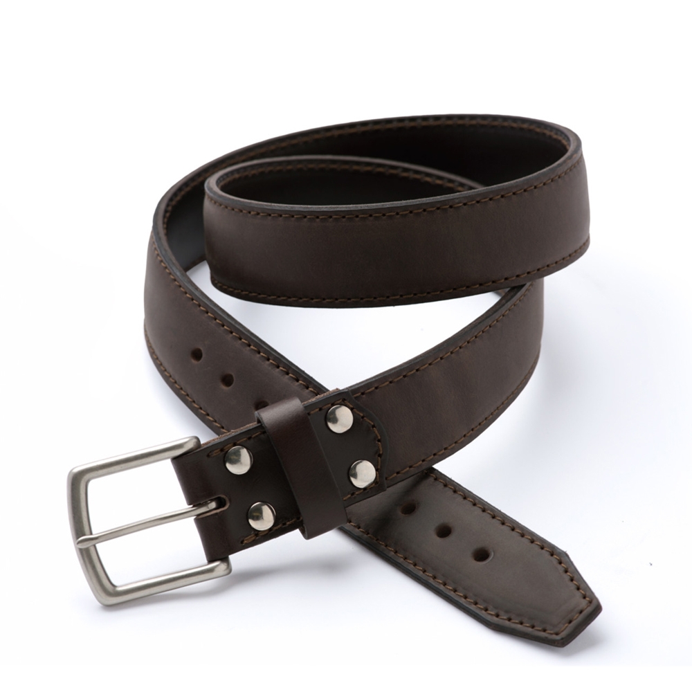 Mens Brown Leather Belt [Handmade] [Personalized]